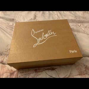 CHRISTIAN LOUBOUTIN PATENT CREPE SATIN LEVANTINE